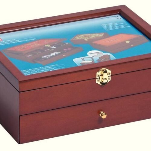 Caja de costura roble oscuro Prym 612531