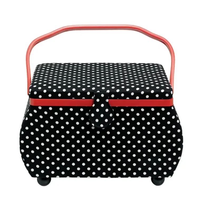 Costurero Polka Dots negro/blanco L Prym 612246
