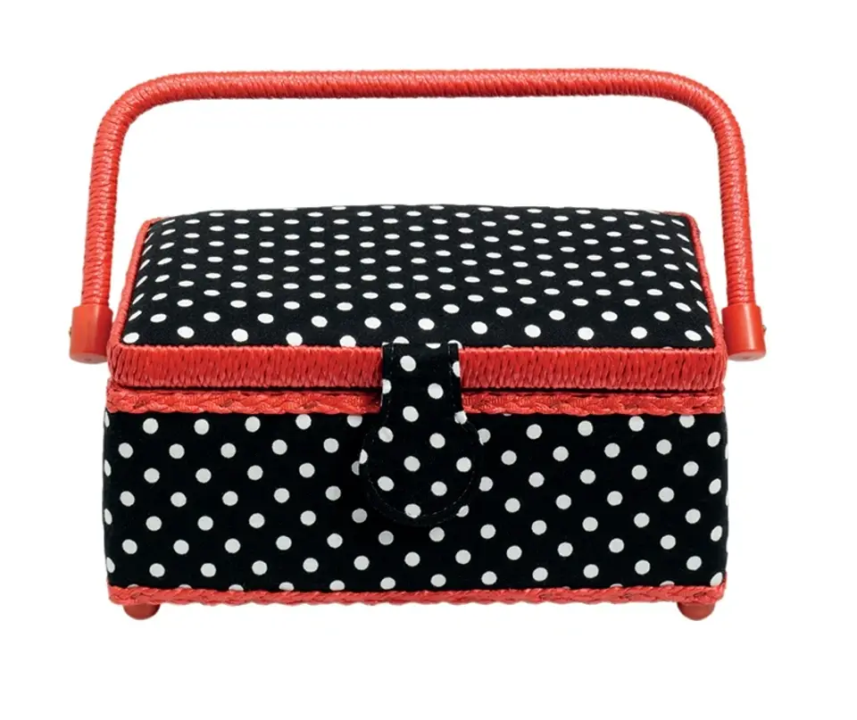 Costurero Polka Dots negro/blanco S Prym 612244