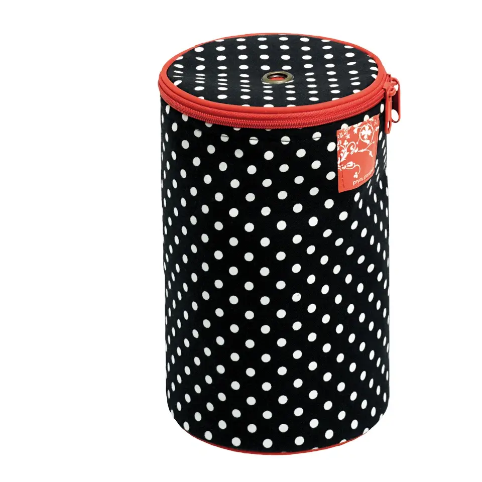 Expendedor de lana Polka negro/blanco Prym 610677