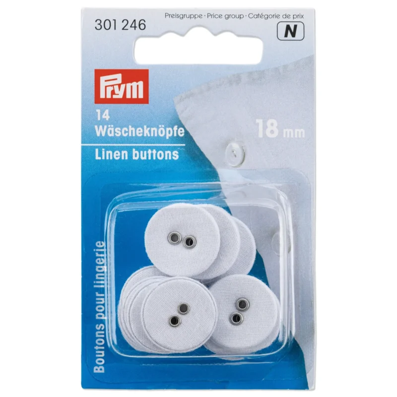 Botones lavables "Lino" Prym 18 mm 301246