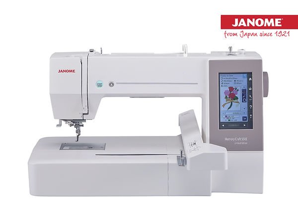 MEMORY CRAFT 550E LE JANOME + ARTISTIC DIGITIZER JR + KIT DE BORDADO
