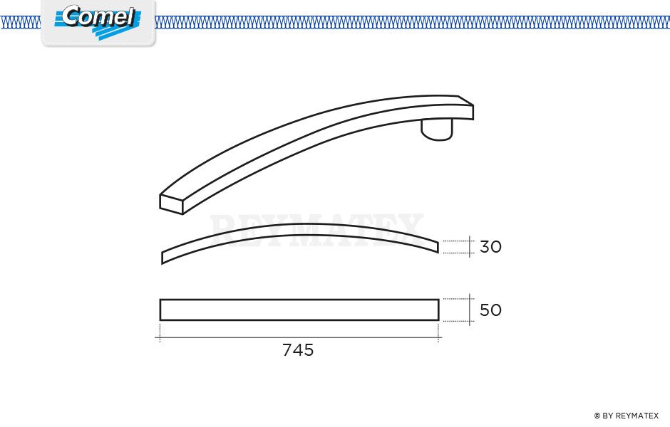 Brazo con forma ondulada