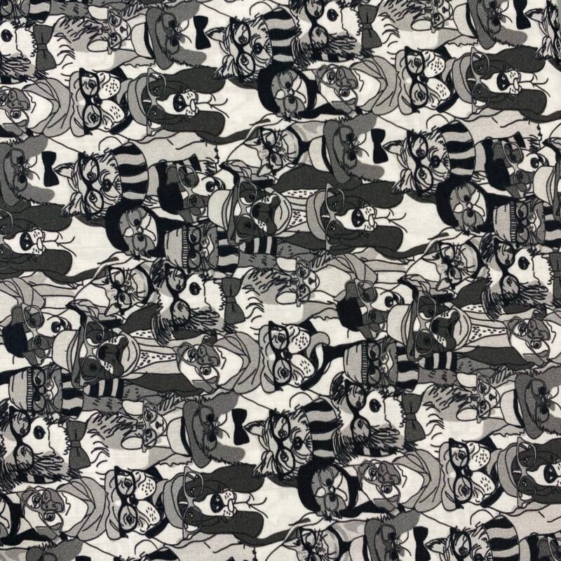 Tela estampada:"Dogs"