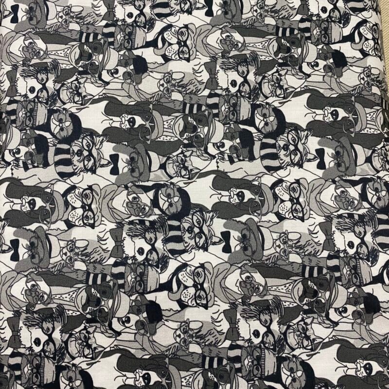 Tela estampada:"Dogs"