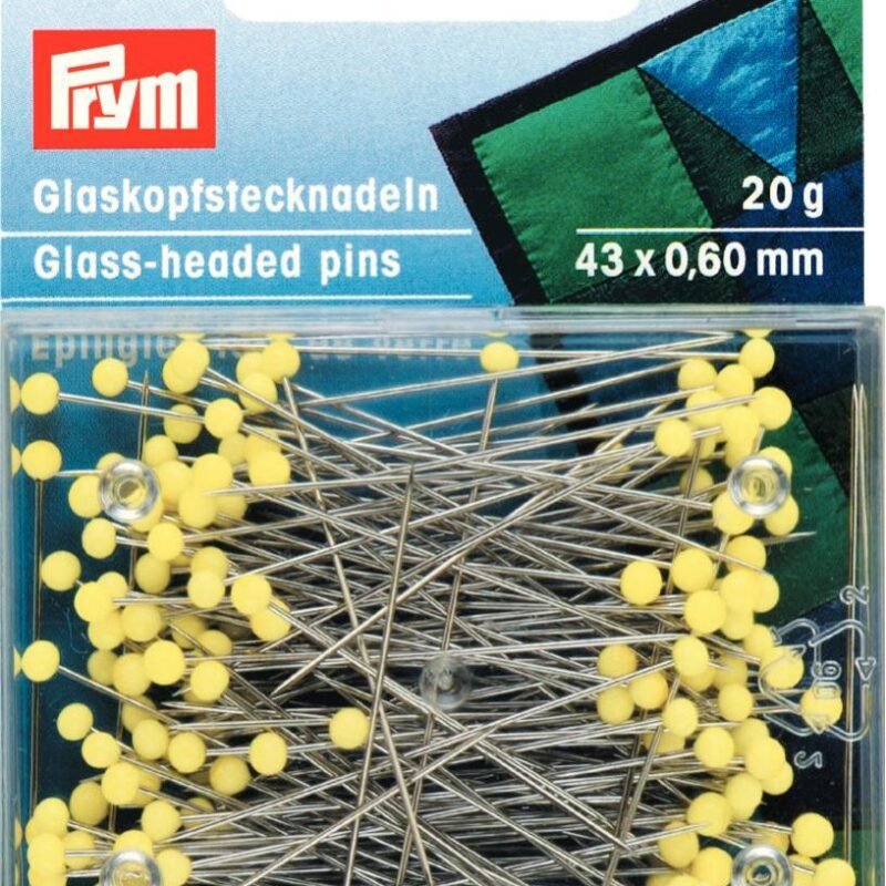 Alfiler cabeza vidrio Prym 029153