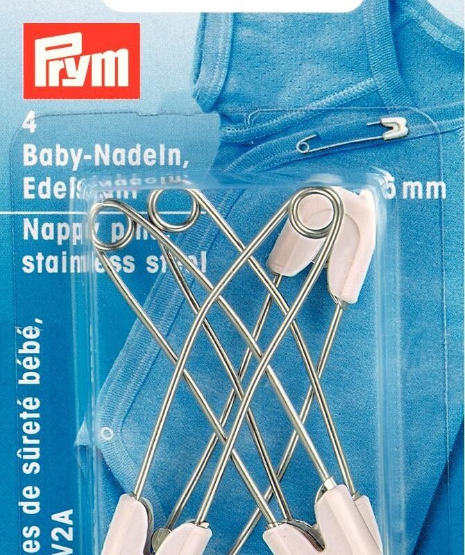 Imperdibles de acero para bebés Prym 086103