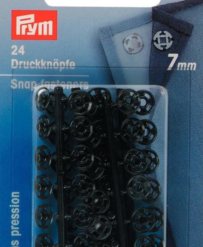 Broches de presión Prym 7 mm de plástico redondo 347156