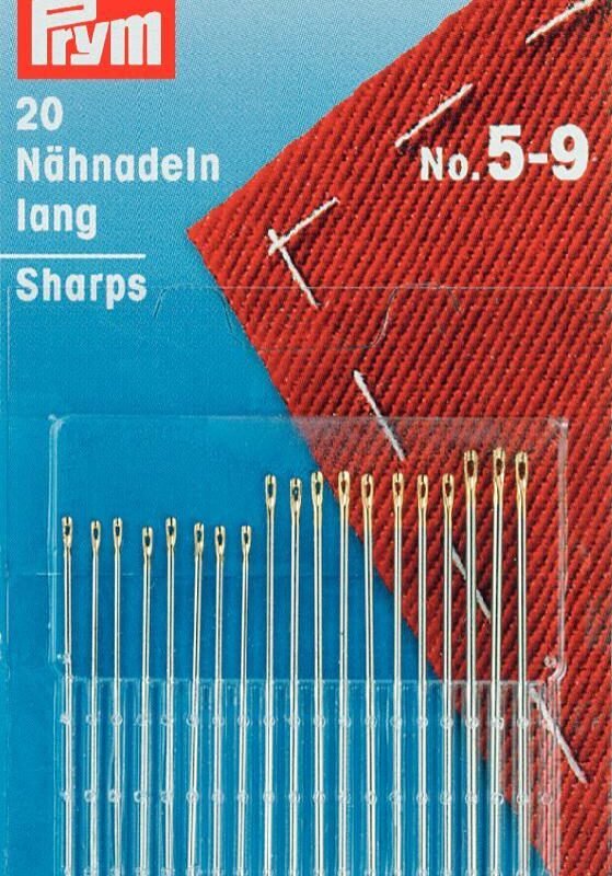 Agujas de coser a mano largas Prym Nº 5-9 Surtidas 121295