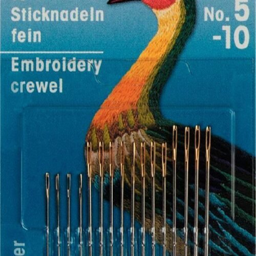 Agujas de bordar "Crewel" Prym Nº 5-10 Surtidas 125543