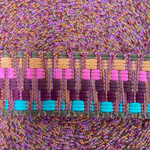 Cinta tejida combinada multicolor