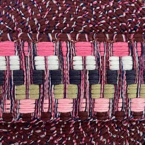 Cinta tejida combinada multicolor