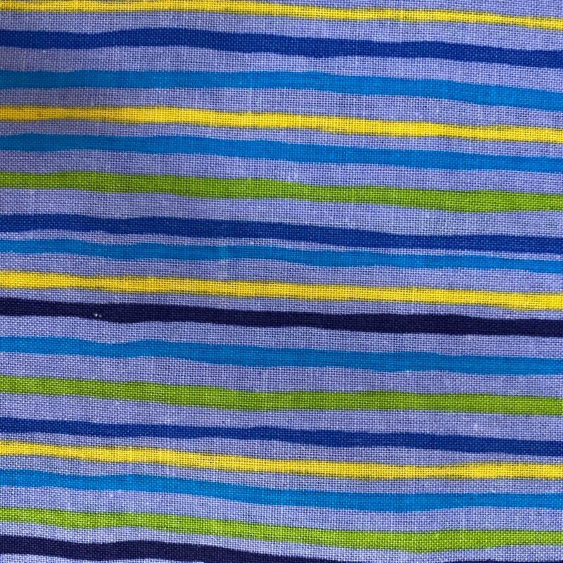 Tela algodón 100% rayas veraniegas. 