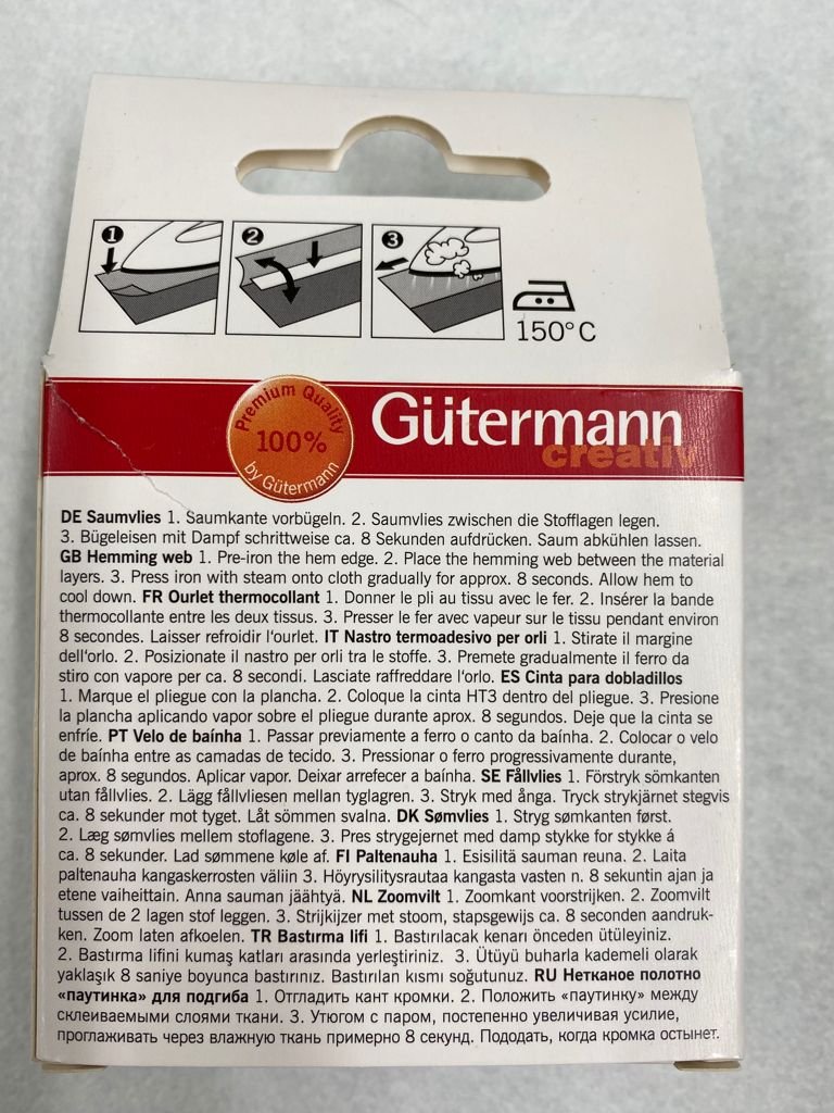 Cinta para dobladillos HT3 Gütermann - Imagen 2