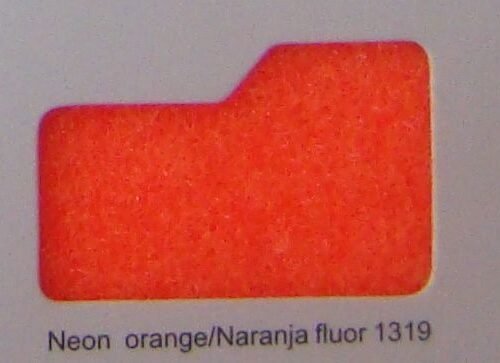 Cinta de cierre Velcro-Veraco 25mm Naranja fluor 1319 (Gancho).