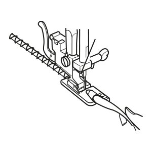 Prensatelas dobladillo enrollado