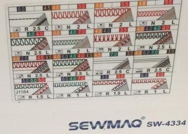 SEWMAQ SW4334 Overlock + Recubridora - Imagen 2