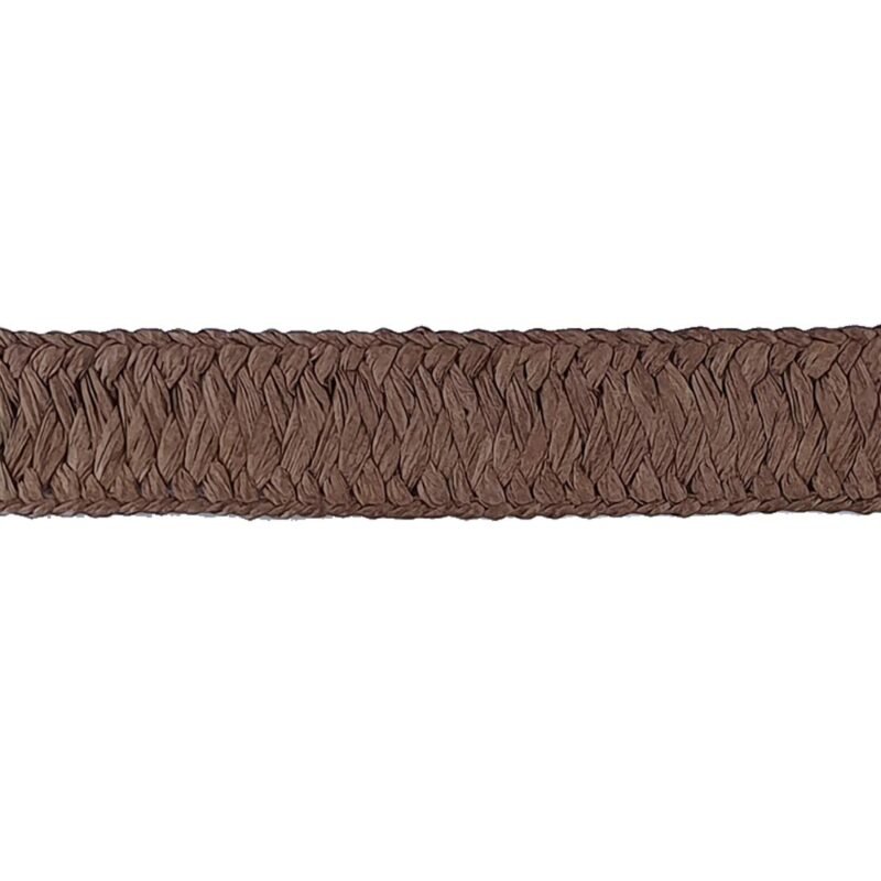 CINTA 3 CM. MIMBRE - PAJA - MARRÓN