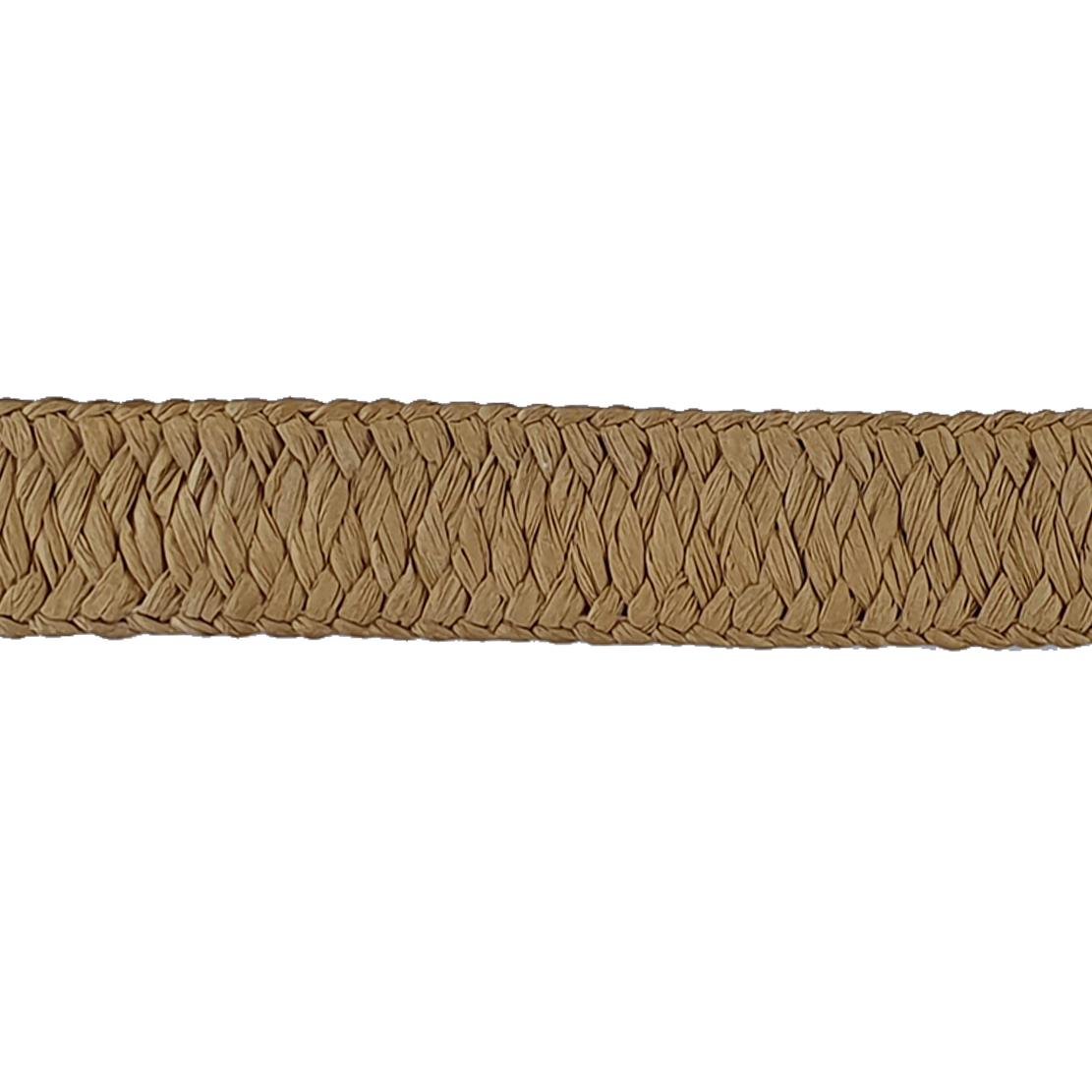 CINTA 3 CM. MIMBRE - PAJA - MARRÓN CLARO