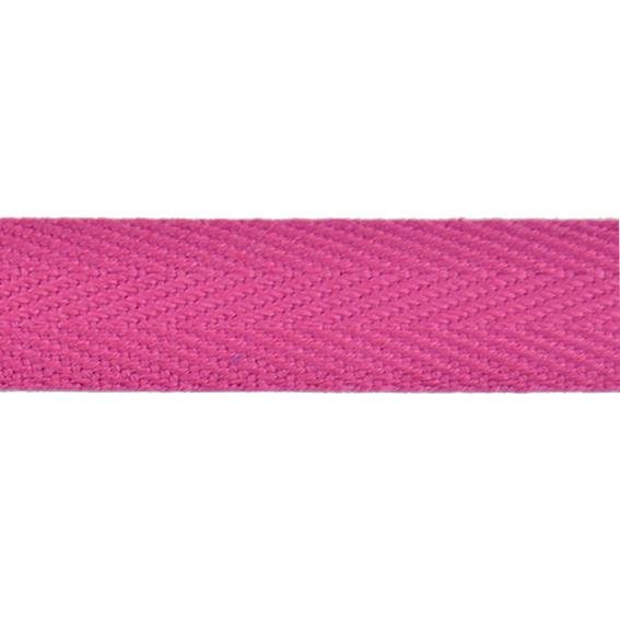 CINTA RÍGIDA ESPIGA ALGODÓN RECICLADO 3 CM.-FUCSIA