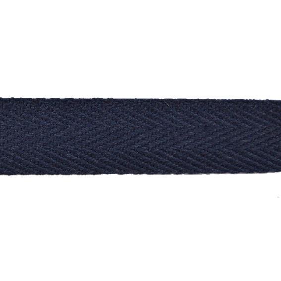 CINTA RÍGIDA ESPIGA ALGODÓN RECICLADO 3 CM.-MARINO