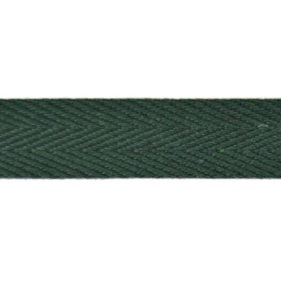 CINTA RÍGIDA ESPIGA ALGODÓN RECICLADO 3 CM.-VERDE BOTELLA