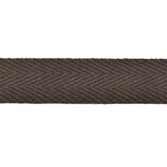 CINTA RÍGIDA ESPIGA ALGODÓN RECICLADO 3 CM.-MARRÓN