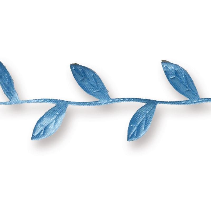 CINTA FANTASÍA HOJAS-TURQUESA