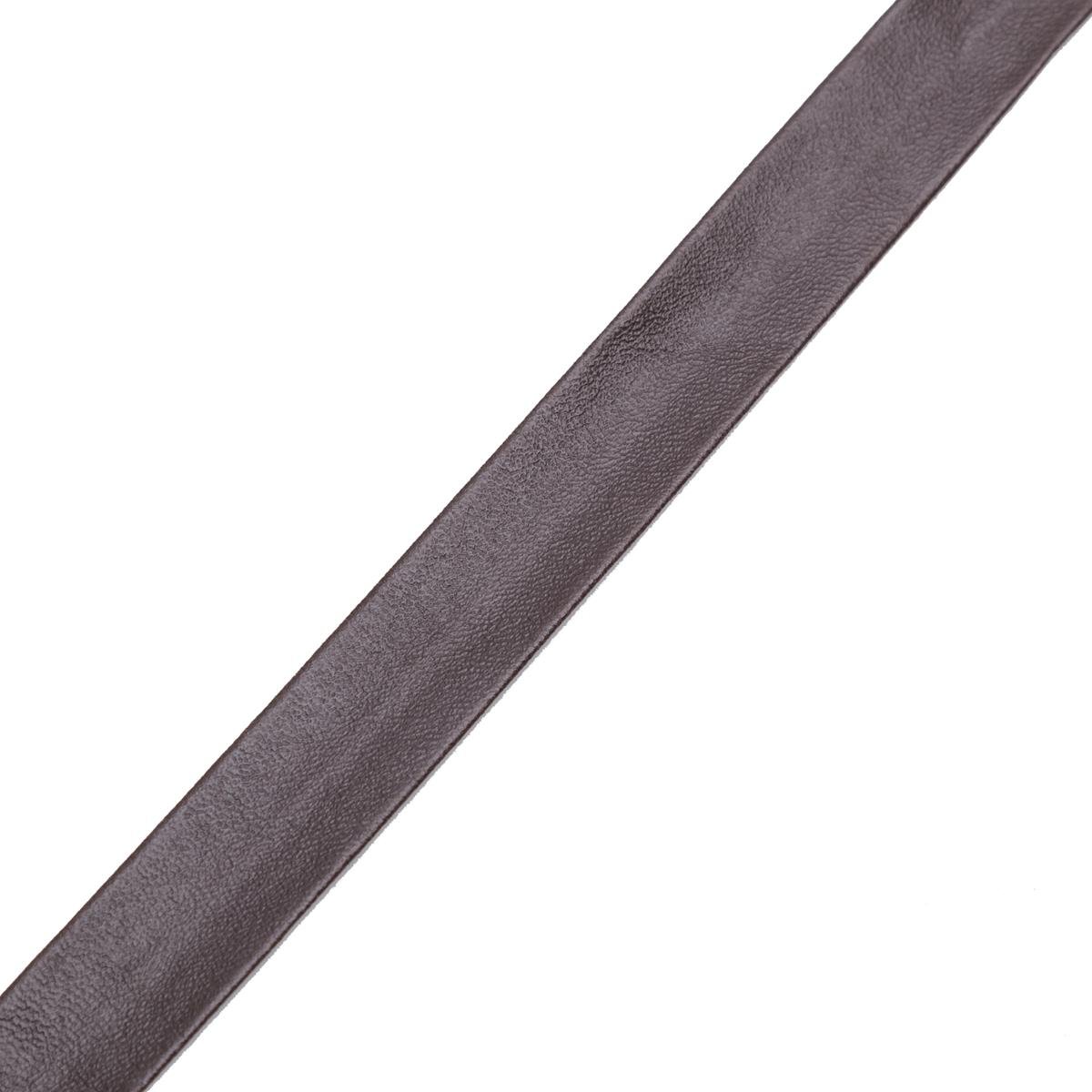 CINTA PLANA 1 CM. POLIPIEL-MARRÓN