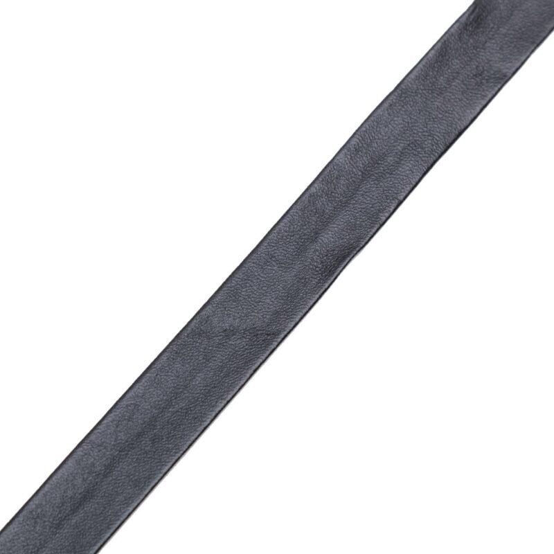 CINTA PLANA 1.5 CM. POLIPIEL-NEGRO