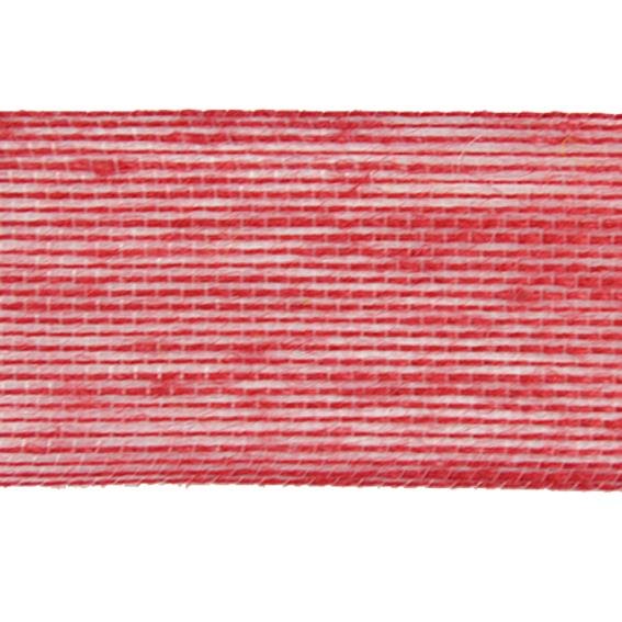 CINTA YUTE 17 MM.-ROJO