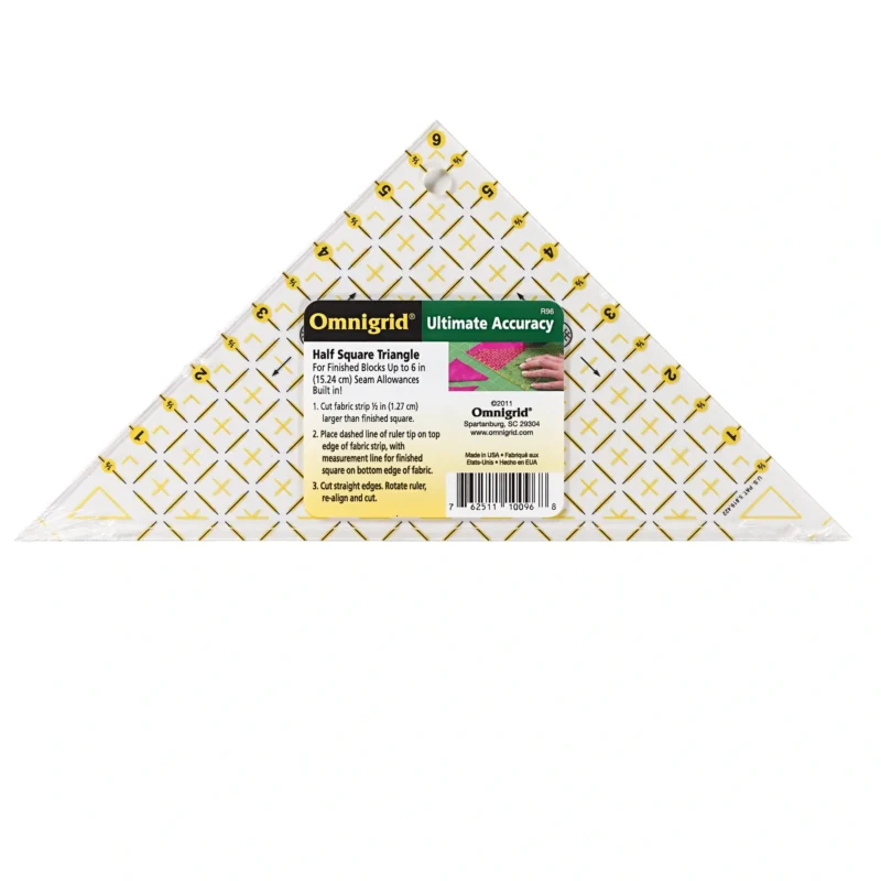 Triángulos 45 grados  'Omnigrid' para 1/2 cuadrados Prym 611641