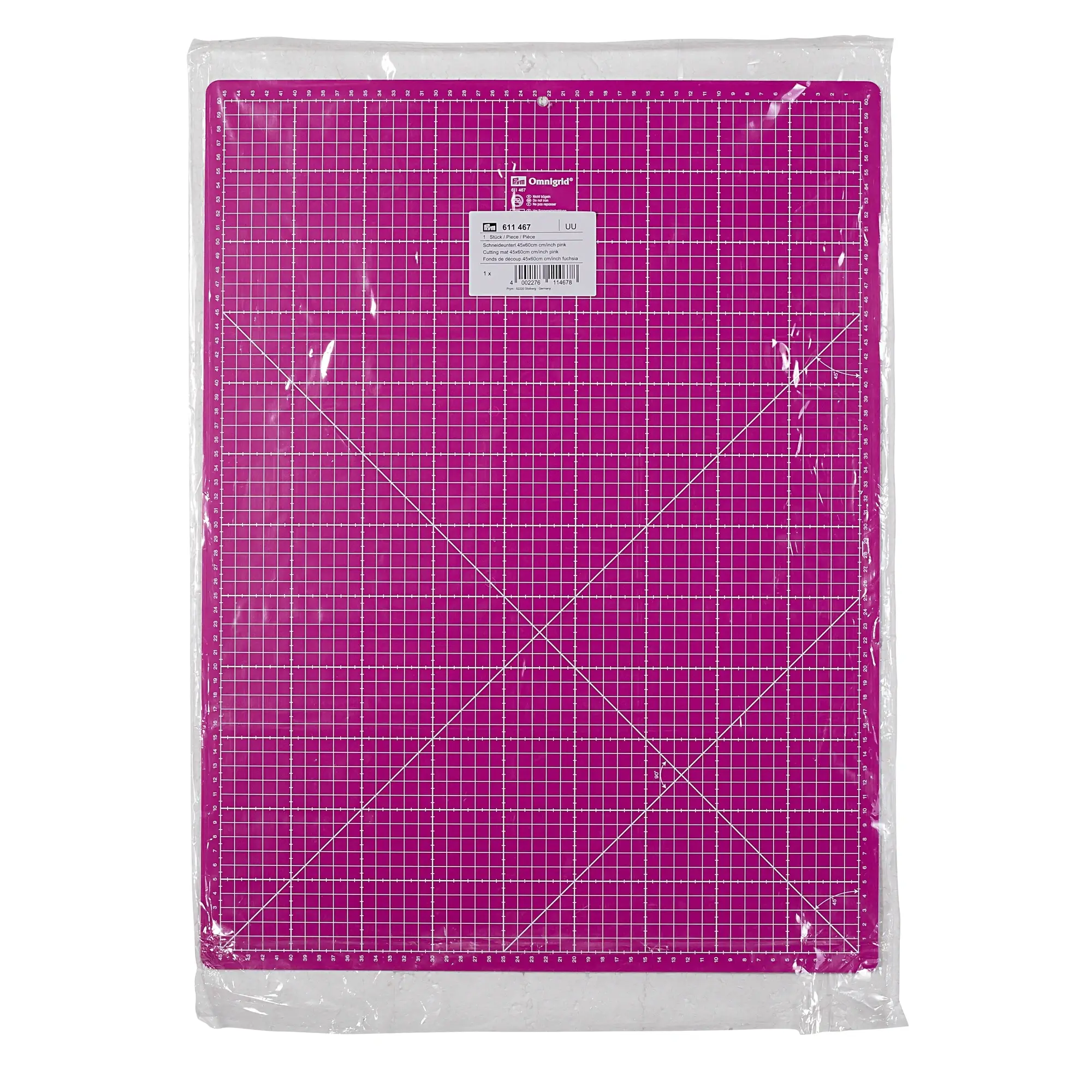 Base p. cuter circ. 45 x 60 cm cm/inch fucsia Prym 611467