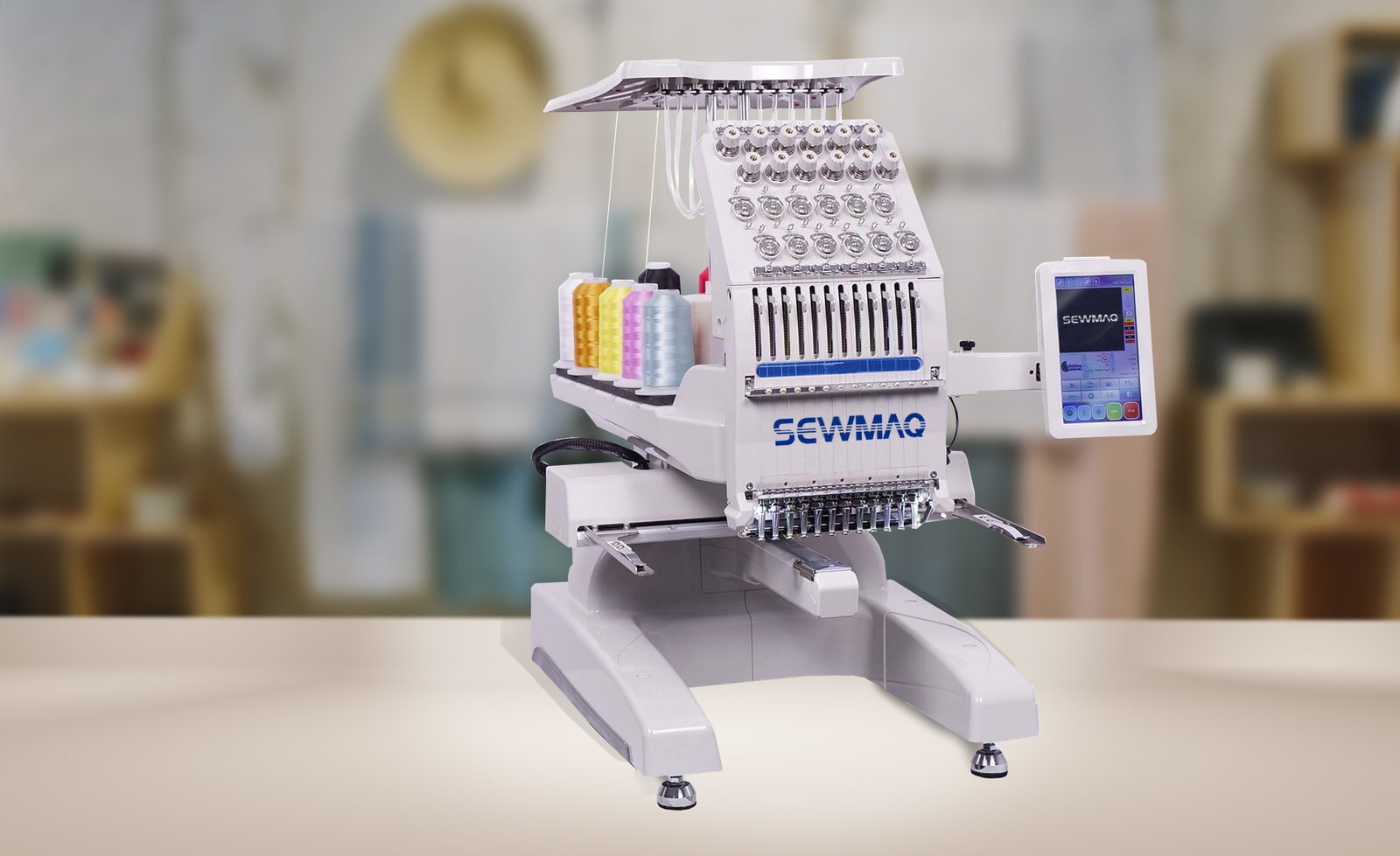 MÁQUINA BORDADORA INDUSTRIAL HALO 100 SEWMAQ - Imagen 2