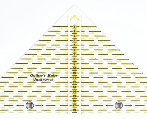 Regla con forma triangular 099241V