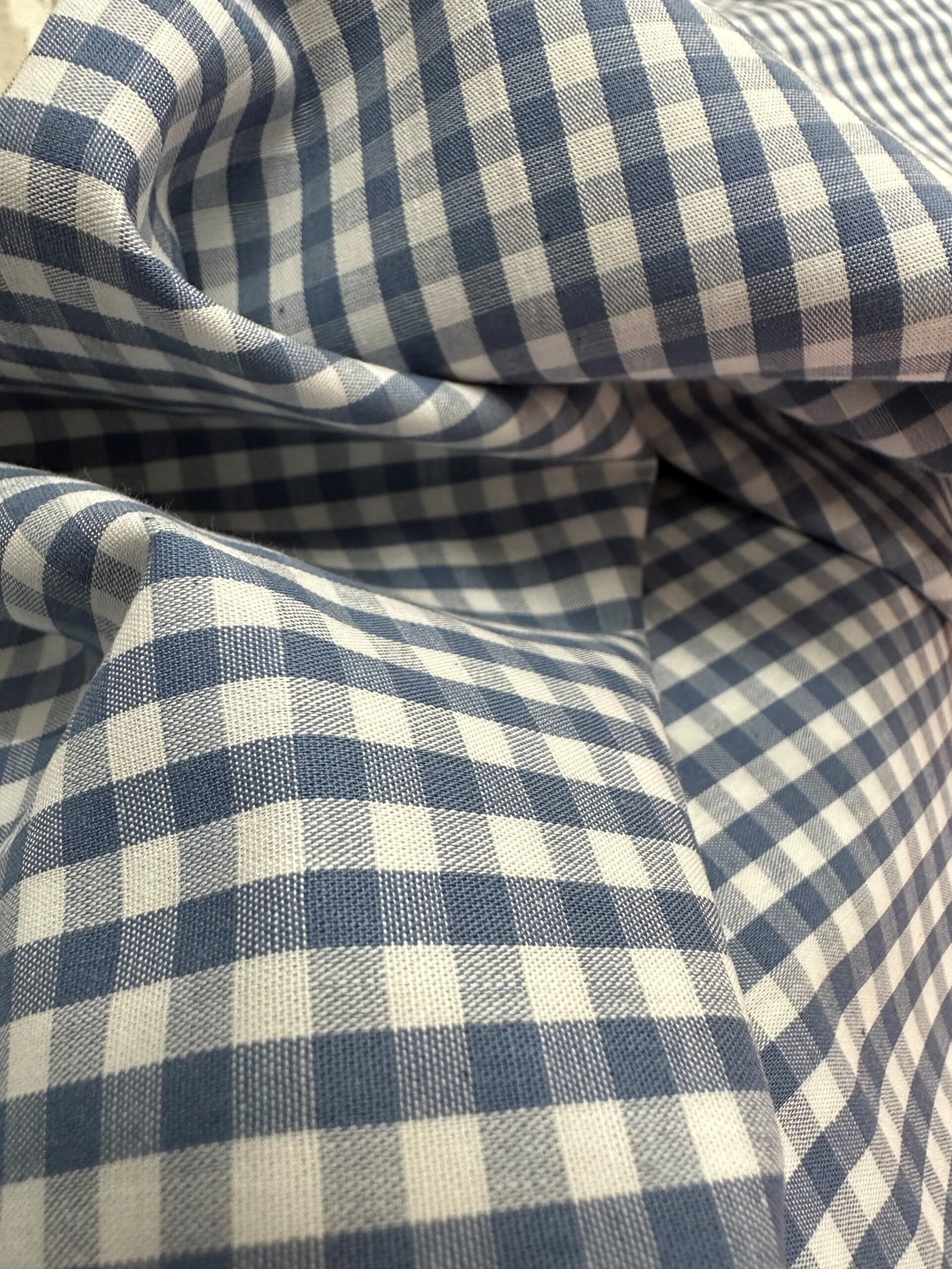 TEJIDO VICHY COLOR AZUL 5008