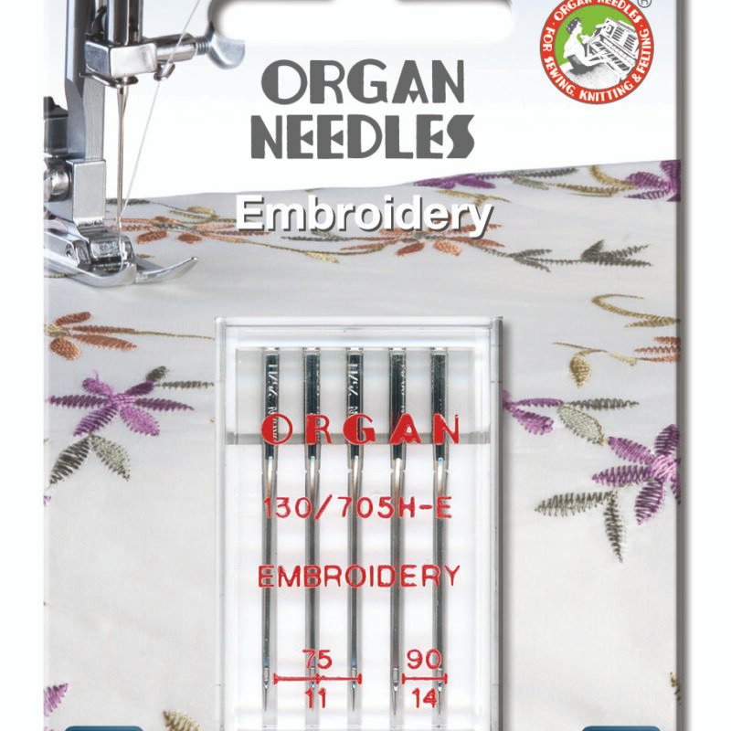 Agujas para Maquina de coser ORGAN EMBROIDERY 130/705H-E  75,90-Ref.5470000BL