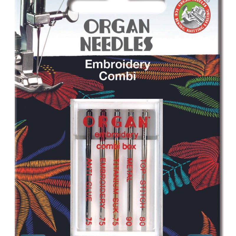 Agujas para Maquina de coser ORGAN EMBROIDERY COMBI  Ref.5118000BL