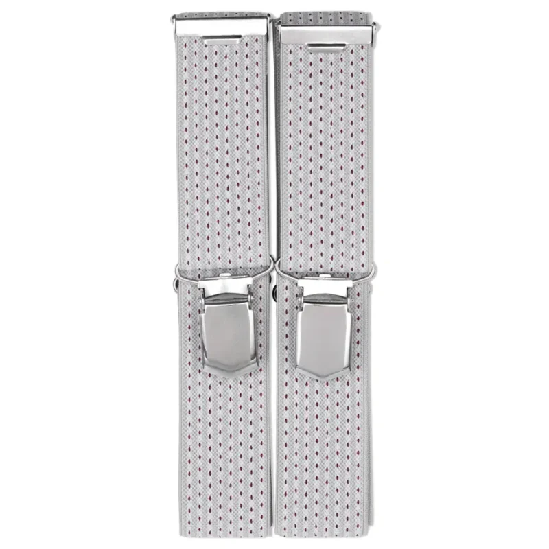 Tirantes 30mm/120cm gris/rojo 1pz Prym 944191