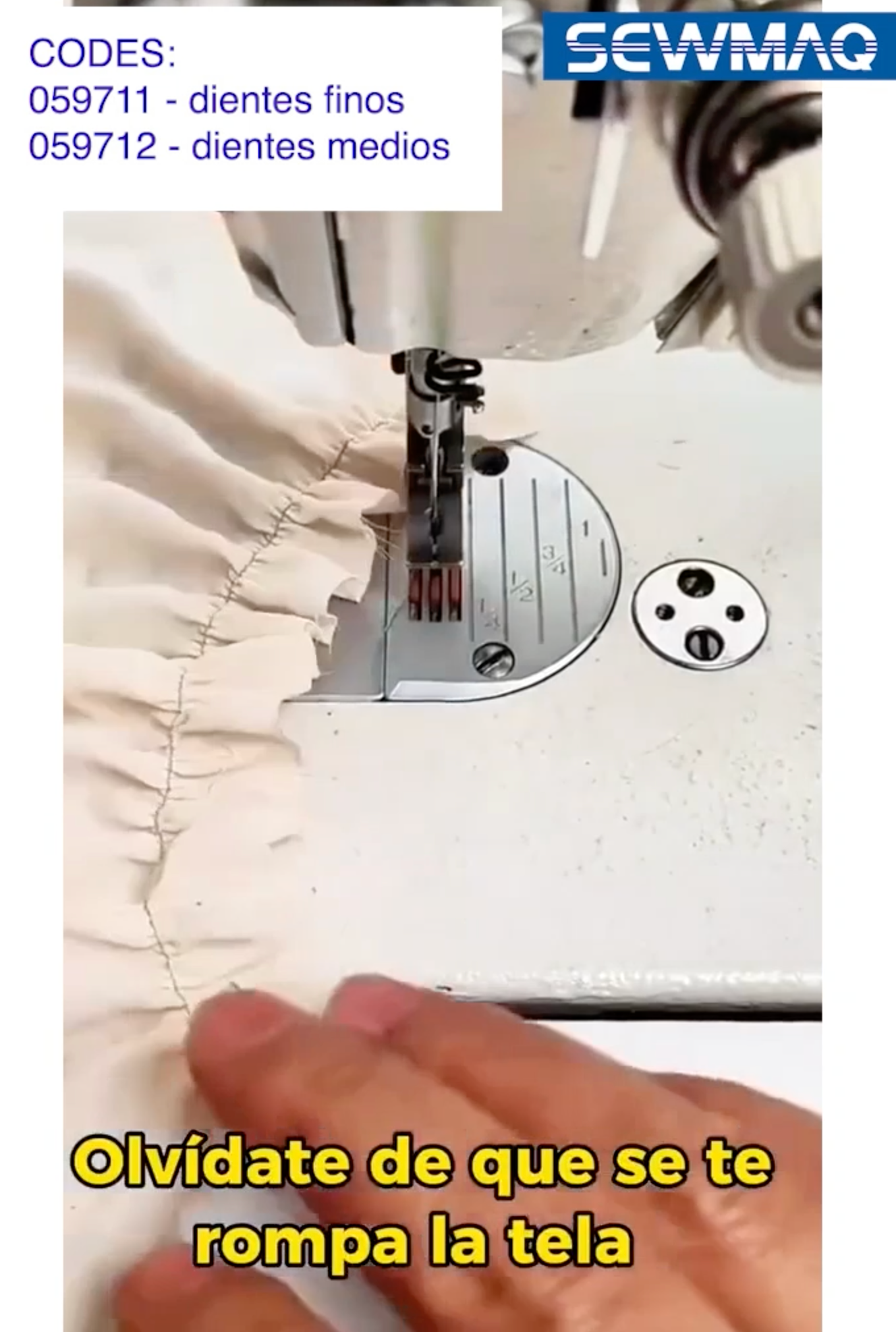 059711/059712  Conjunto de placa de aguja y dientes