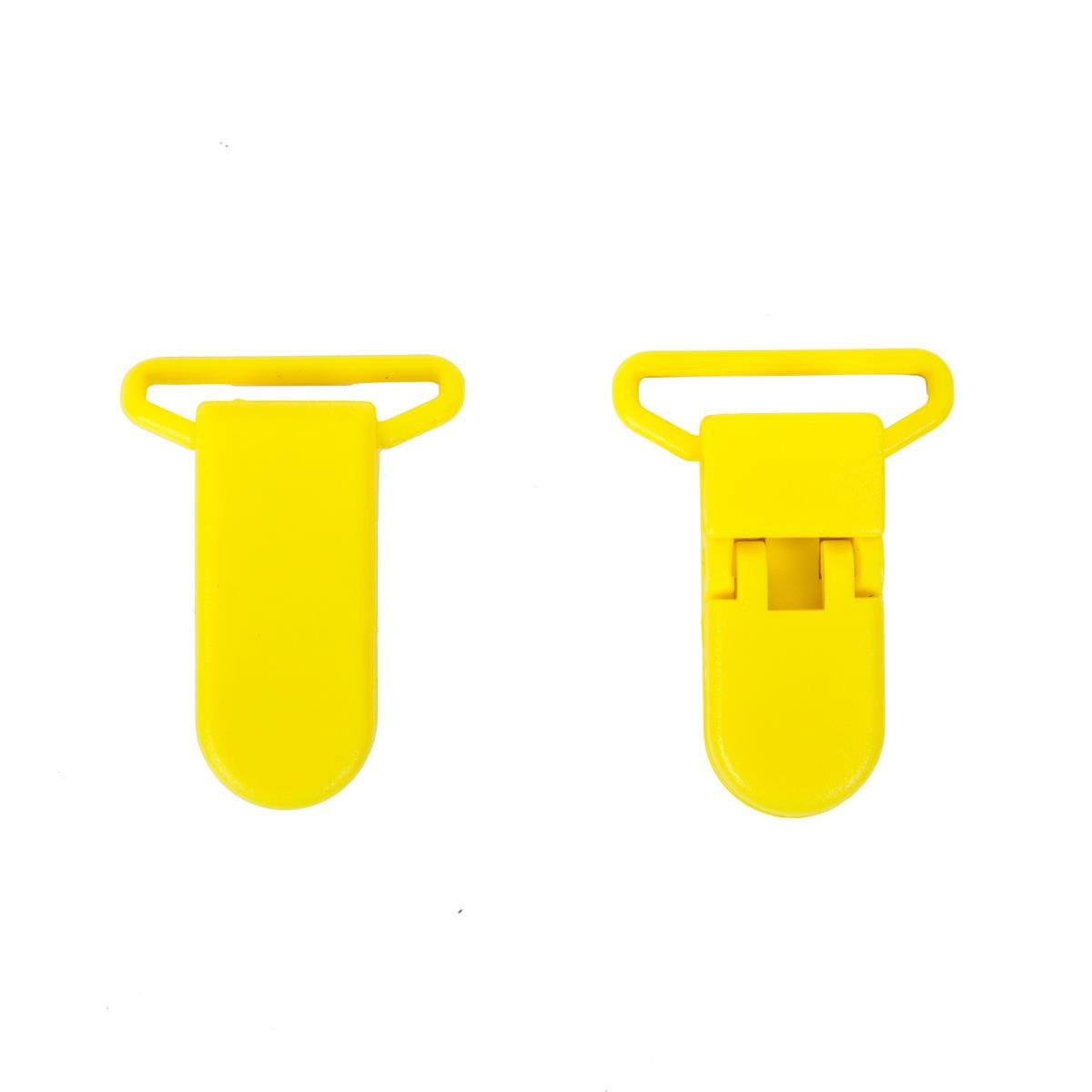 PINZA PLÁSTICO CHUPETERO 013 Amarillo