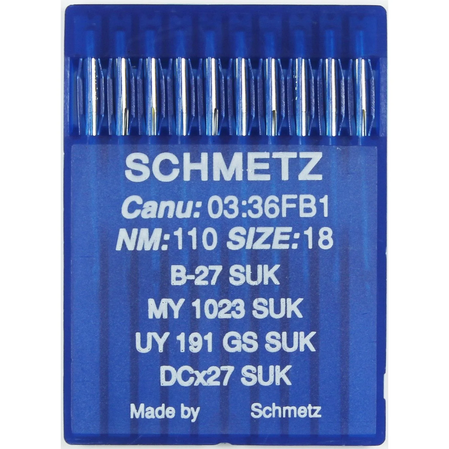 Schmetz B-27 120/18 con punta SUK