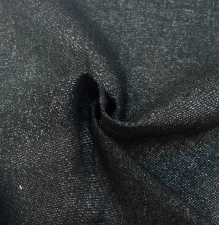 Entretela Algodón Adhesiva Color Negro