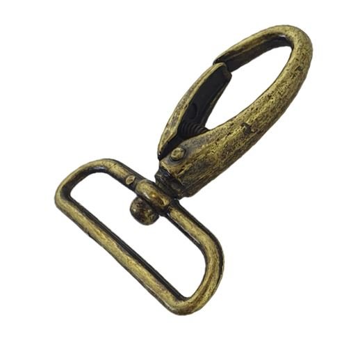 Mosquetón Metal 4 cm Oro Viejo