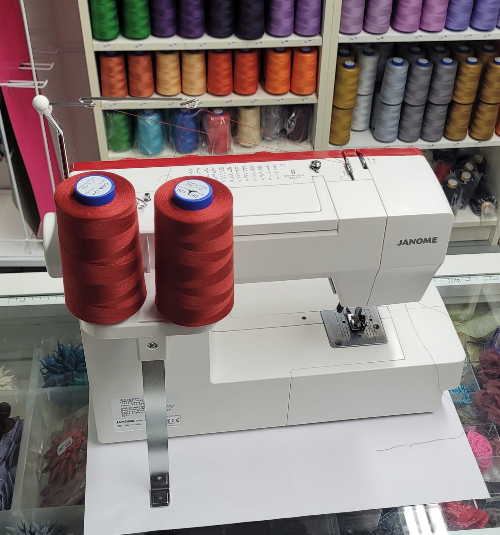 Porta Conos Janome para Máquinas domesticas mecánicas - Imagen 5