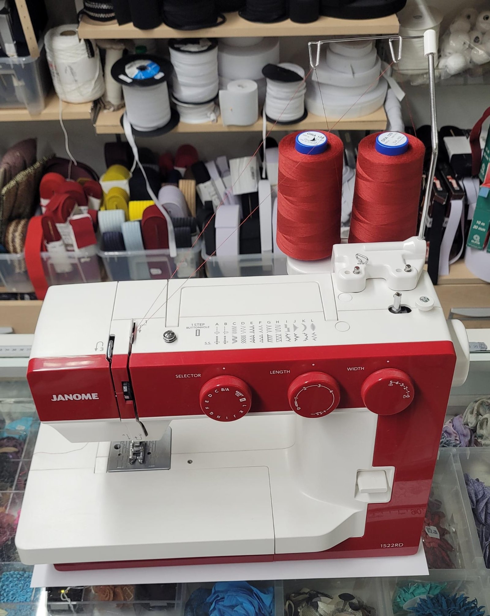 Porta Conos Janome para Máquinas domesticas mecánicas - Imagen 6