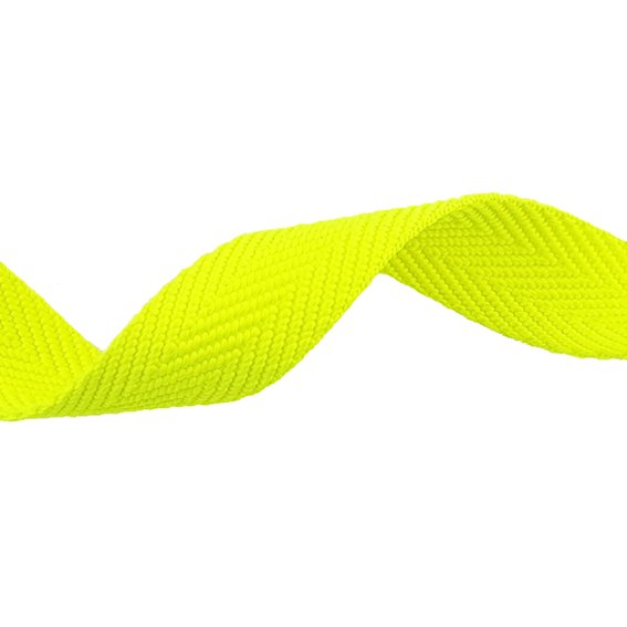 Cinta rígida flúor espiga poliéster 3 cm Mc2133 col/213 amarillo