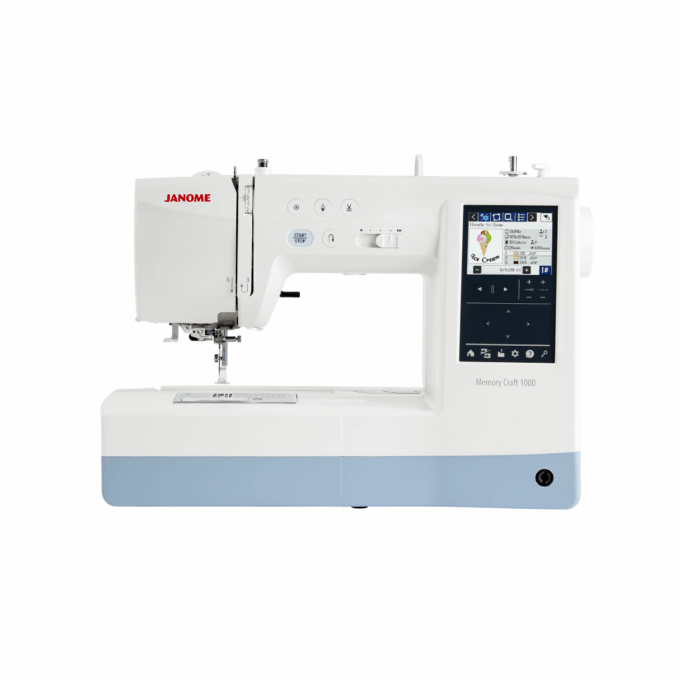 Máquina de Coser y Bordadora MC1000 JANOME